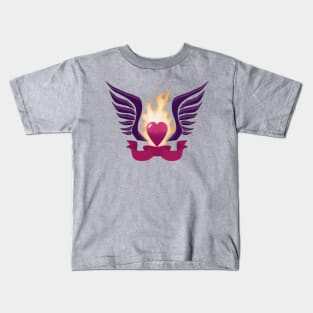 FLAME HEART Kids T-Shirt